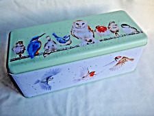 Wrendale Cracker Tin Garden Birds NEW DESIGN