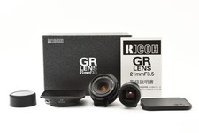 Black [ Almost Unused ] RICOH GR 21mm f/3.5 L39 Lens w/ Viewfinder Japan #1628P