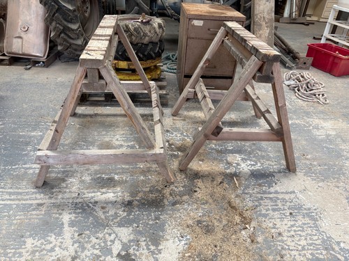 Handmade wooden trestles - handmade,
