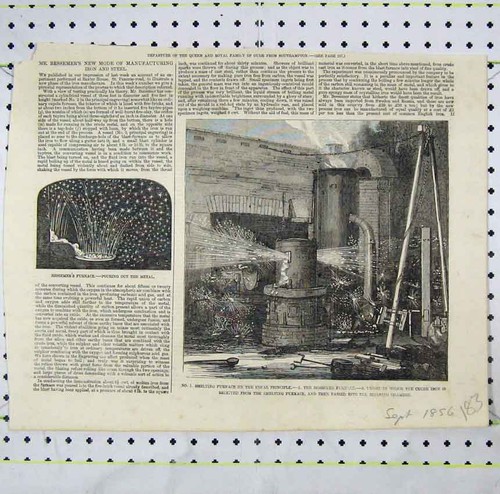 Original old antique print - original,