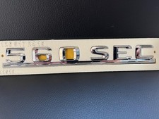 Label Nameplate "560SEC" Trunk