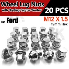 20 x ALLOY WHEEL NUTS FOR FORD