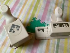 Sale 2 Martha Stewart Christmas Snowflake Corner Border Card Craft Punches HTF