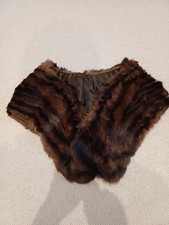 Vintage Real Fur Stole with