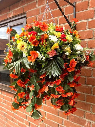 Autumn hanging basket - hanging,