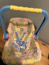 Vintage Baby Born toy car seat