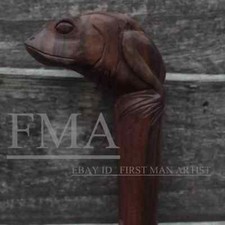 Frog Head Handle Walking Cane