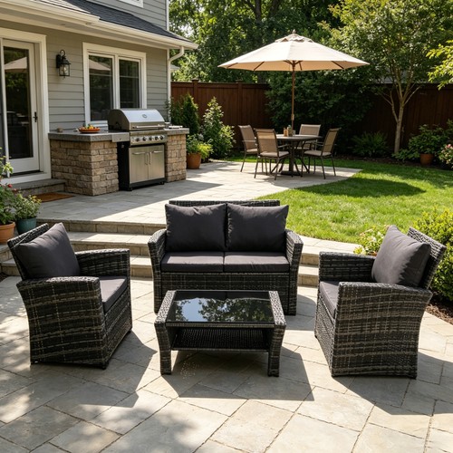 Seater rattan garden - 4,