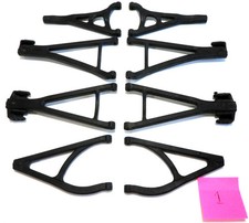 Set of 8 Arms Front & Rear, Upper & Lower for Traxxas 1/10 E-Revo 1.0 #