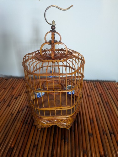 Vtg handcrafted chinese - chinese, bamboo
