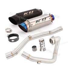 For Suzuki DRZ400S DRZ400SM 2000-2023 Exhaust System Header Mid Pipe Silencer