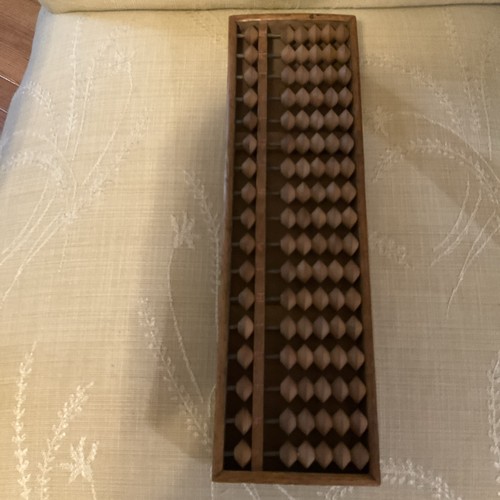 Vintage wooden abacus x - vintage, 14.5"