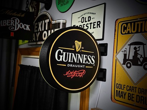 Guinness draught round led - guinness,