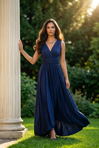 Biba dress blue ballgown size - dress,