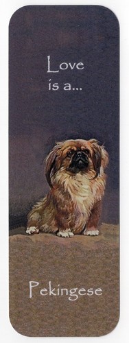 Pekingese dog bookmark same - bookmark,