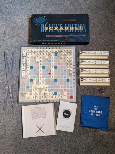 Vintage scrabble luxe - scrabble, de