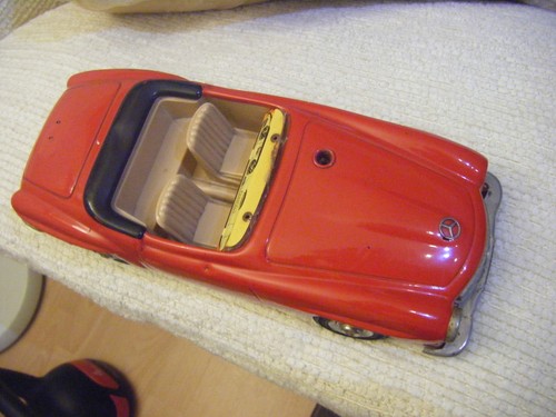 Vintage schuco red mercedes - red,