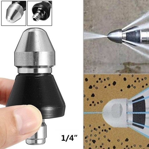 Sewer jetter nozzle - 1/4'',