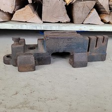 Vintage QUEEN Cast Iron Sickle Bar Square Chain Breaker 45RB Swage Block Riveter