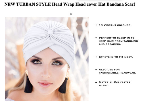 New turban style head - new,