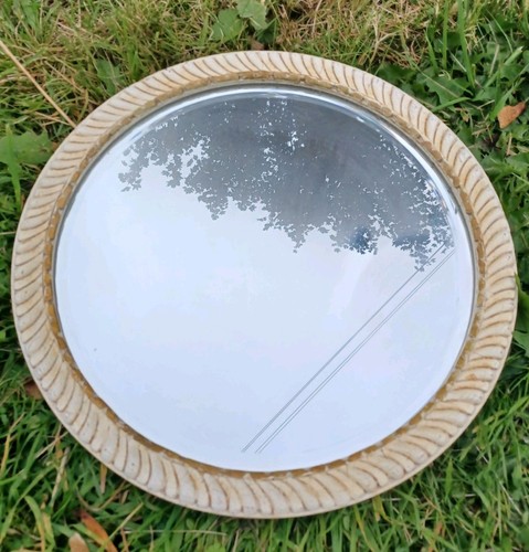Vintage bevelled round - vintage, wall