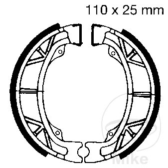 Ebc spring brake shoes - spring,
