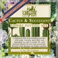 Cactus & Succulent Potting Soil Mix 1-30L | Allgood Farm | Eco Peat-Free Compost