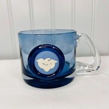 Vintage Wedgwood Blue Jasper American Eagle Cameo Tankard  Crystal Glass Mug