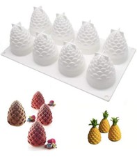 8 Bay Silicone Cake Mould Christmas Baking Mould Cupcake Pastry Dessert Chocolat