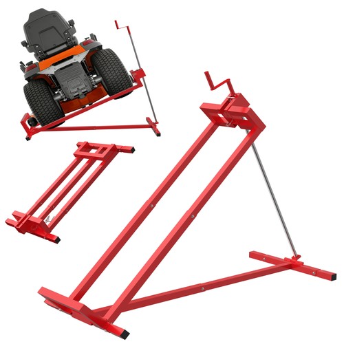 Ride lawn mower lift - lift, height