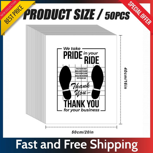 Pcs white car paper - pcs,