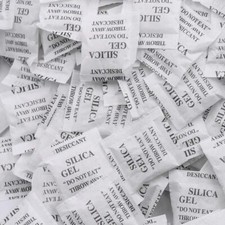 25 Packets 1g Silica Gel Desiccant Moisture Absorber - Reusable and Effective