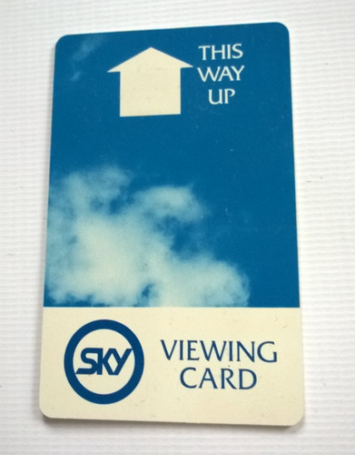 Sky viewing card - viewing,