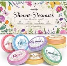 8x Aromatherapy Shower Steamers Gift Set Essential Oil Shower Bombs For Women