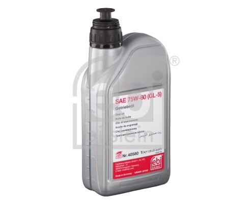 Febi gearbox oil 75w80 1ltr - gearbox,