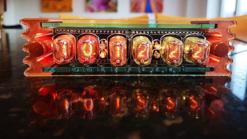 Nixie clock kit with six - nixie,