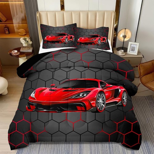 Race car twin - boy, bedding