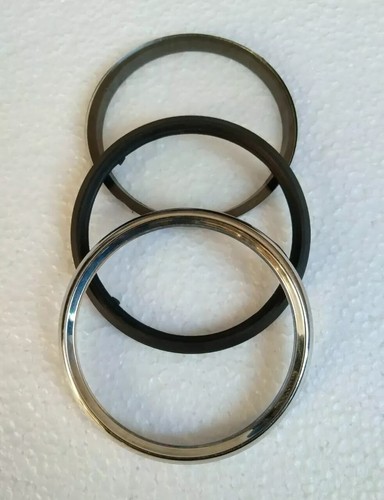 Chrome bezel glass repair kit - glass,