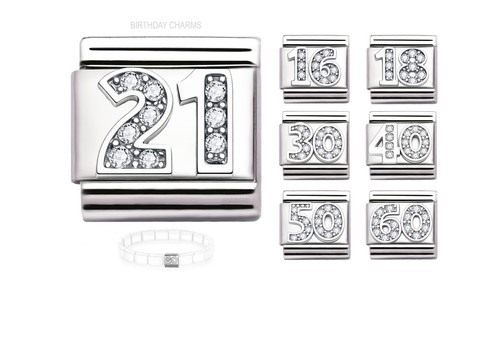 Birthday charm personalised - charm,