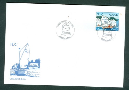 Aland fdc 1995 world - aland., champ