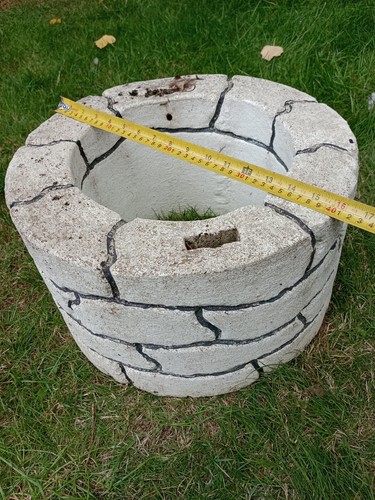 Vintage heavy concrete wishing - vintage,