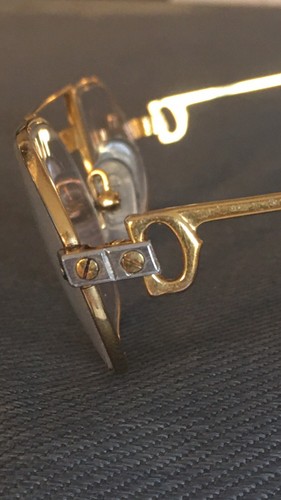 1980 gold cartier - cartier, glasses