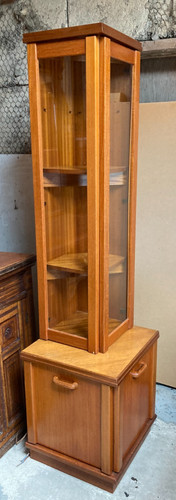 Teak corner display - corner,