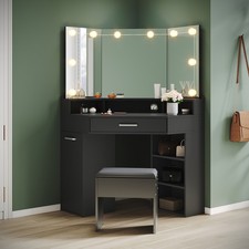 Corner Mirrored LED Dressing