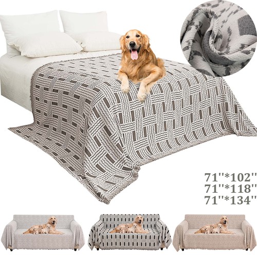 Geometric sofa cover slip - cover,