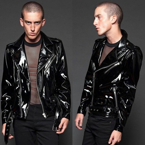 Handmade black pvc leather - handmade,
