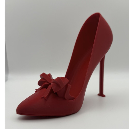 Phone holder red high heel - red,