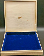 Harrods Velvet & Silk Jewellery Presentation Box 15.8cm – Vintage Gift Case