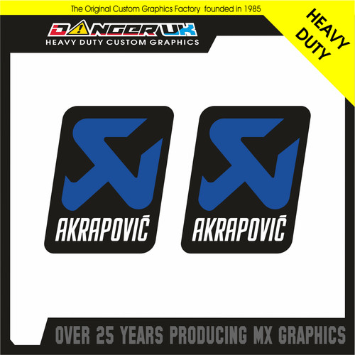 Akrapovic exhaust stickers - akrapovic,
