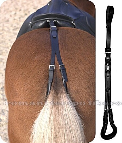 Crupper leather for saddle - for,